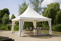 Pagode 5x5m mit Fu&szlig;boden